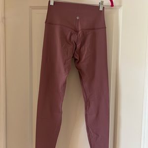 Lululemon Align Leggings - Mauve - Size 6 - only worn once!